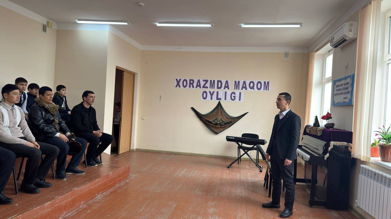 "Ijod maskani" "Xorazmda maqom oyligi"  