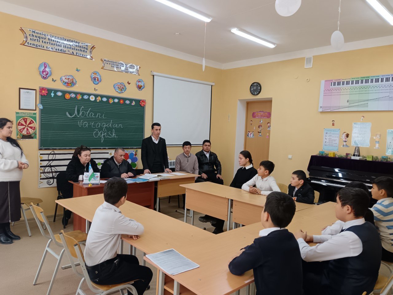 "Notani varaqdan o'qish fani" bo'yicha tanlov